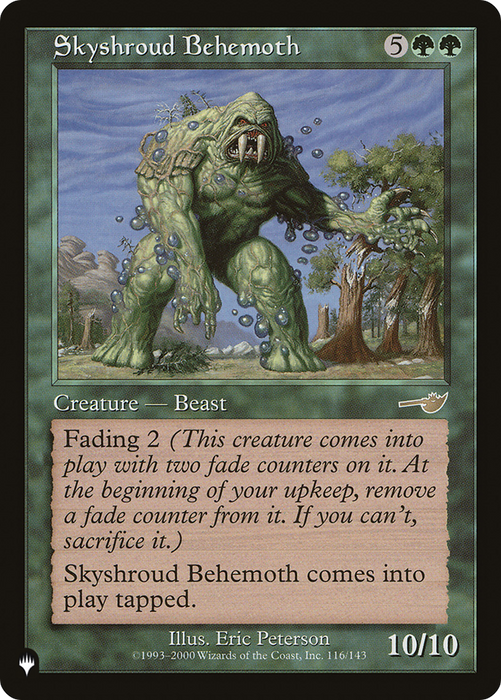 Skyshroud Behemoth (LIST-NEM-116) - rare