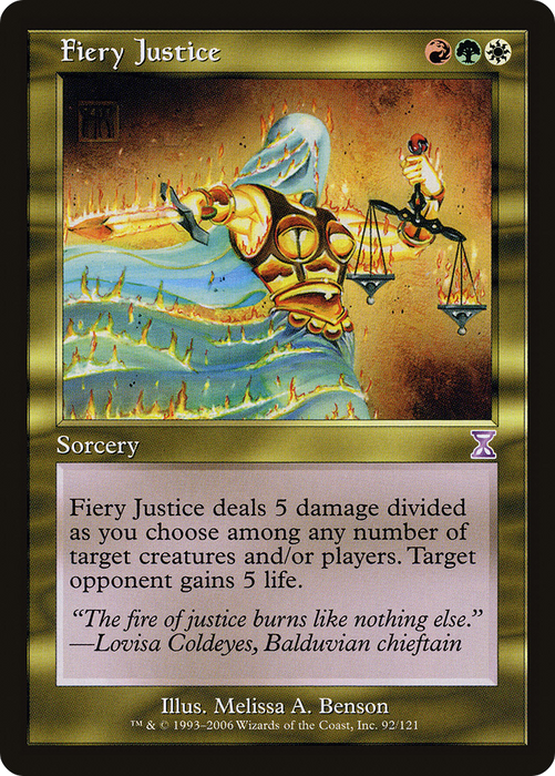 Fiery Justice (TSB-092) - special - Foil