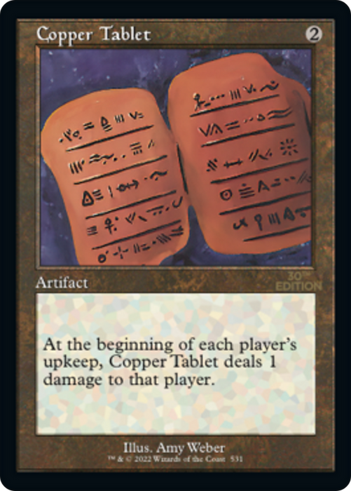 Copper Tablet (30A-531) - uncommon
