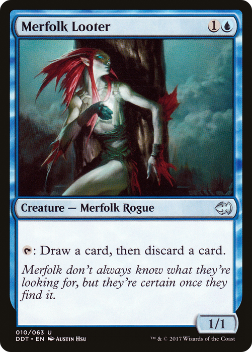 Merfolk Looter (DDT-010) - uncommon