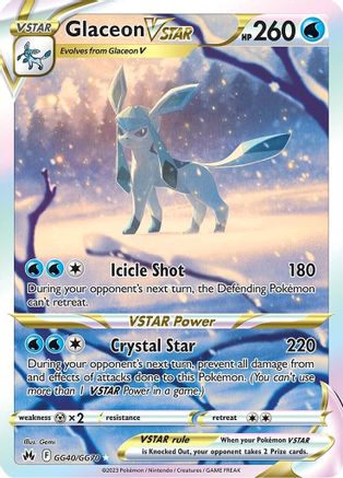 Glaceon VSTAR (GG40/GG70) - CZGG  - Ultra Rare - Holofoil