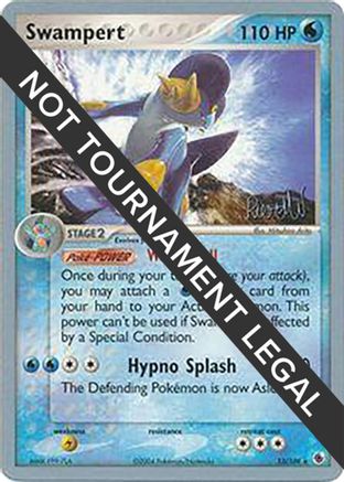 Swampert - 2004 (Reed Weichler) (013) - WCD  - Rare
