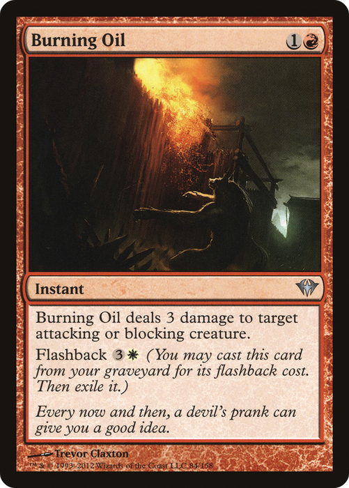 Burning Oil (DKA-084) - uncommon - Foil