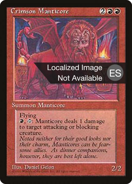 Crimson Manticore (4BB-183) - rare