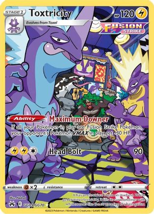 Toxtricity (GG09/GG70) - CZGG  - Ultra Rare - Holofoil
