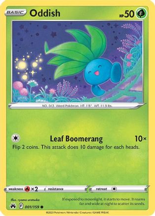Oddish (001/159) - CZ  - Common