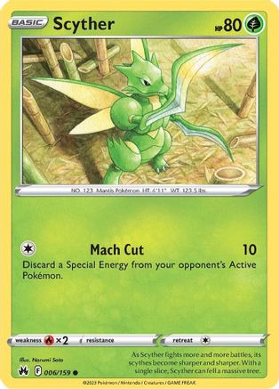 Scyther (006/159) - CZ  - Common