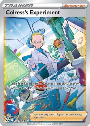 Colress's Experiment (GG59/GG70) - CZGG  - Ultra Rare - Holofoil