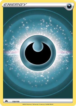 Darkness Energy (Texture Full Art) (158/159) - CZ  - Ultra Rare - Holofoil