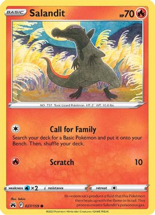 Salandit (027/159) - CZ  - Common - Reverse Holofoil