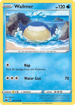 Wailmer (031/159) - CZ  - Common - Reverse Holofoil