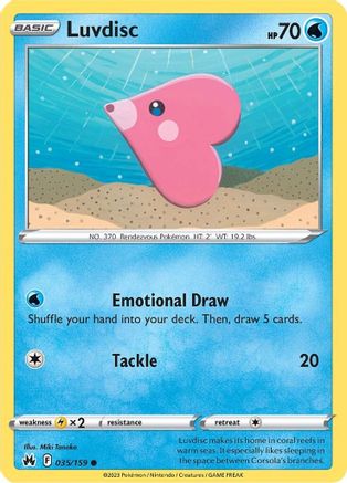 Luvdisc (035/159) - CZ  - Common - Reverse Holofoil
