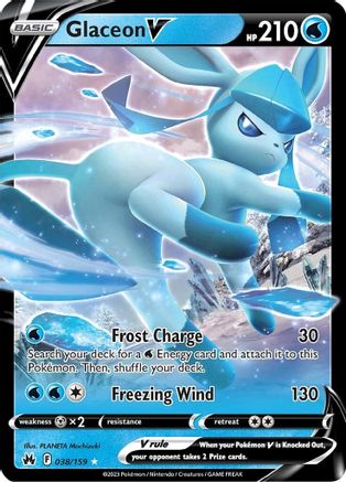 Glaceon V (038/159) - CZ  - Ultra Rare - Holofoil