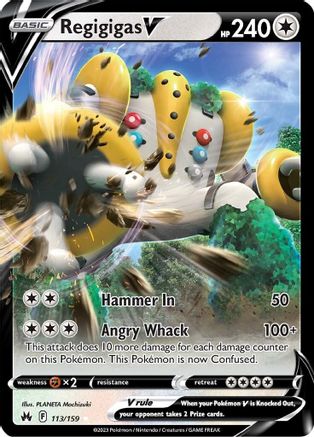 Regigigas V (113/159) - CZ  - Ultra Rare - Holofoil