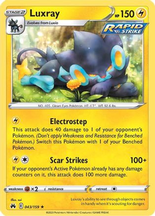 Luxray (43) (043/159) - CZ  - Rare