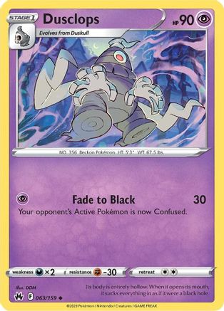 Dusclops (063/159) - CZ  - Uncommon