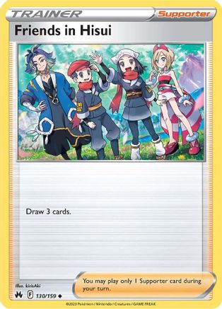 Friends in Hisui (130/159) - CZ  - Uncommon - Reverse Holofoil