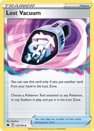 Lost Vacuum (135/159) - CZ  - Uncommon - Reverse Holofoil