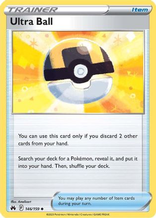 Ultra Ball (146/159) - CZ  - Uncommon - Reverse Holofoil