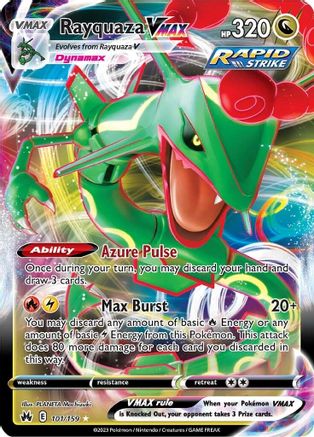 Rayquaza VMAX (101) (101/159) - CZ  - Ultra Rare - Holofoil