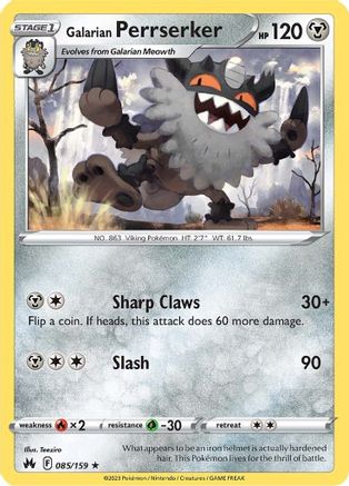 Galarian Perrserker (085/159) - CZ  - Rare