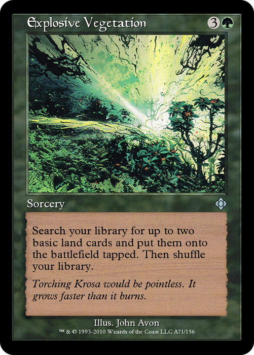 Explosive Vegetation (TD0-A71) - uncommon