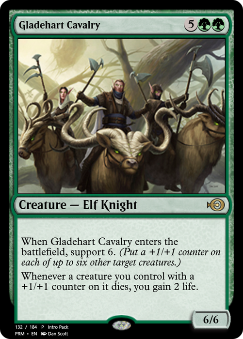 Gladehart Cavalry (PRM-59661) - rare - Foil