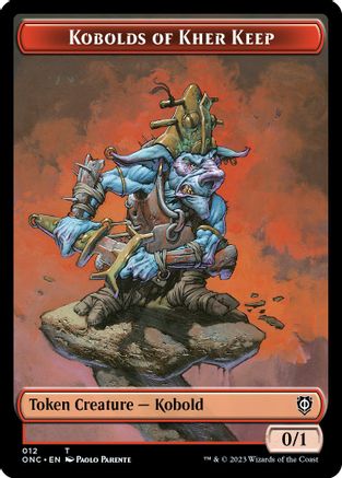 Kobolds of Kher Keep // Dragon Double-sided Token (ONC-) - token