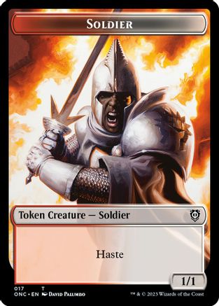 Soldier (017) // Eldrazi Double-sided Token (ONC-) - token