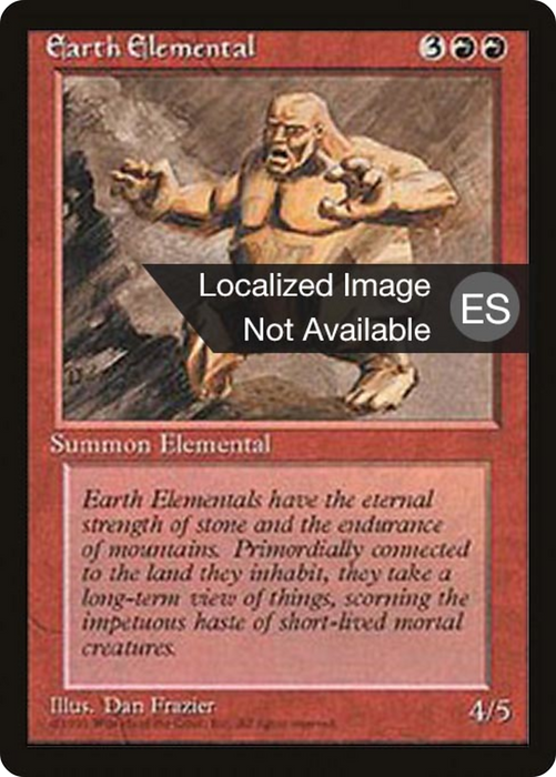 Earth Elemental (4BB-188) - uncommon