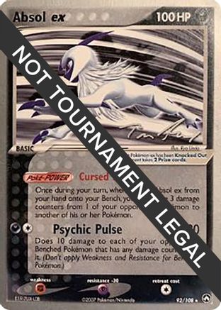 Absol ex - 2007 (Tom Roos) (092) - WCD  - Rare