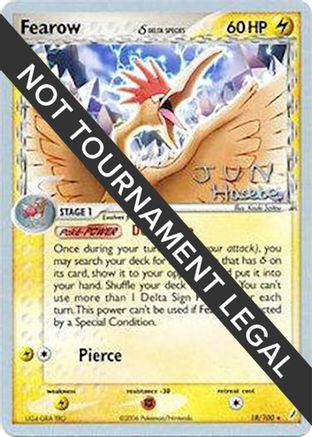 Fearow (Delta Species) - 2007 (Jun Hasebe) (018) - WCD  - Rare