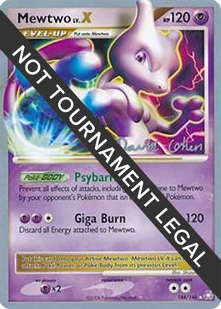 Mewtwo LV.X - 2009 (David Cohen) (144) - WCD  - Rare