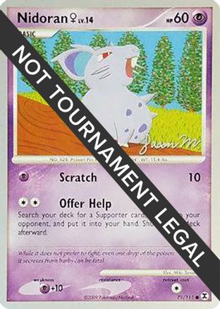 Nidoran F - 2009 (Jason Martinez) (071) - WCD  - Common