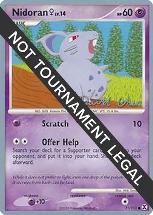 Nidoran F - 2009 (David Cohen) (071) - WCD  - Common