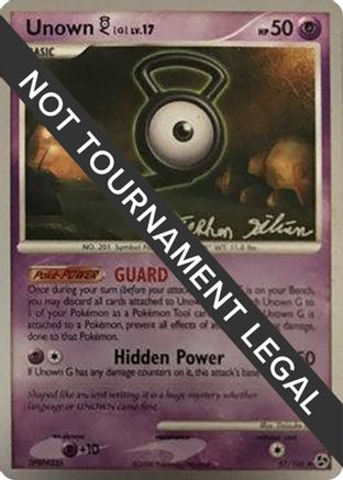 Unown [G] - 2009 (Stephen Silvestro) (057) - WCD  - Uncommon