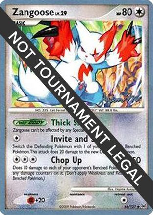 Zangoose - 2009 (Jason Martinez) (066) - WCD  - Uncommon