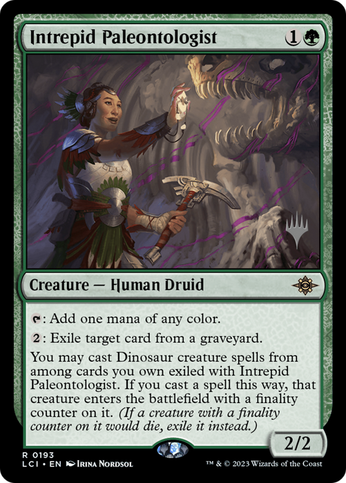 Intrepid Paleontologist (PPLCI-193P) - rare - Foil