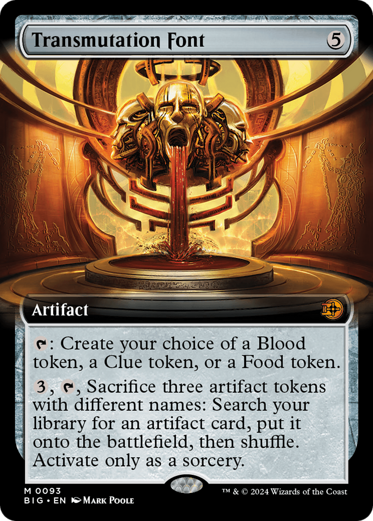 Transmutation Font (BIG-093) - mythic: (Extended Art)