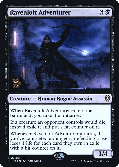 Ravenloft Adventurer (PRE-142S) - rare - Foil