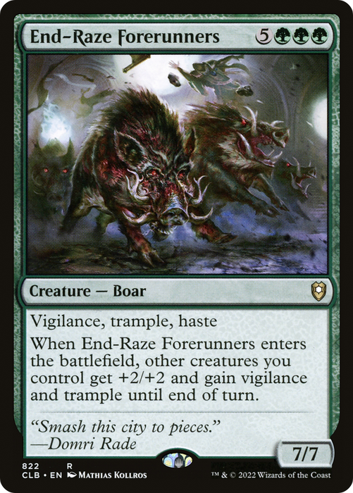 End-Raze Forerunners (CLB-822) - rare