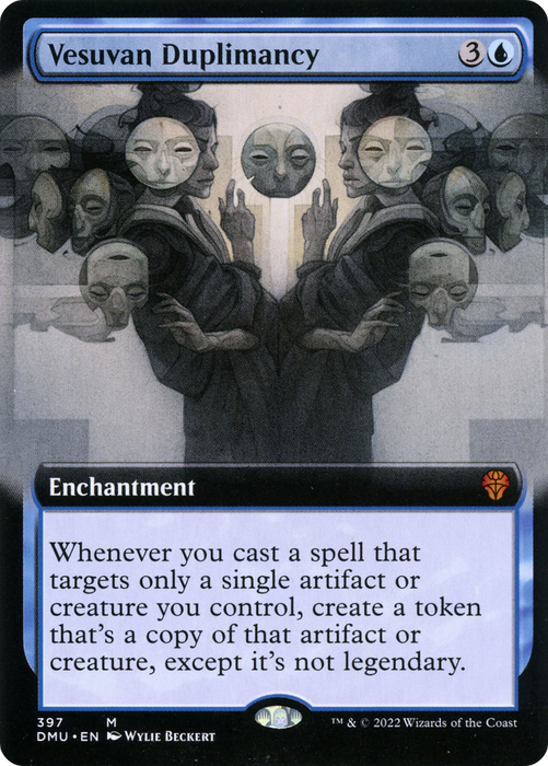 Vesuvan Duplimancy (DMU-397) - mythic: (Extended Art)