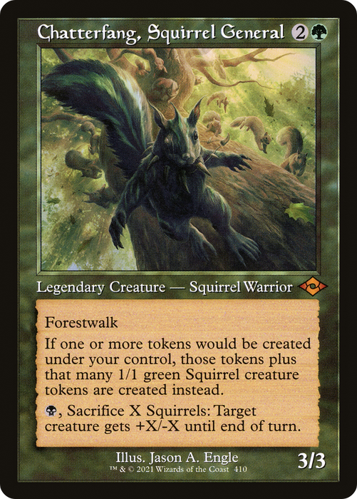 Chatterfang, Squirrel General (MH2-410) - mythic - Foil