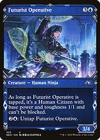 Futurist Operative (NEO-333) - uncommon: (Showcase) - Foil