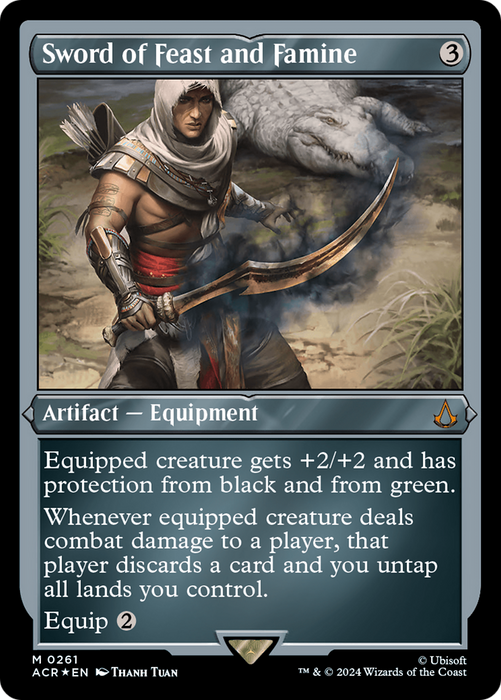 Sword of Feast and Famine (ACR-261) - mythic - Etched Foil