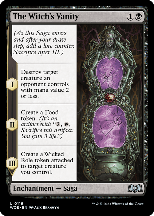 The Witch's Vanity (WOE-119) - uncommon - Foil