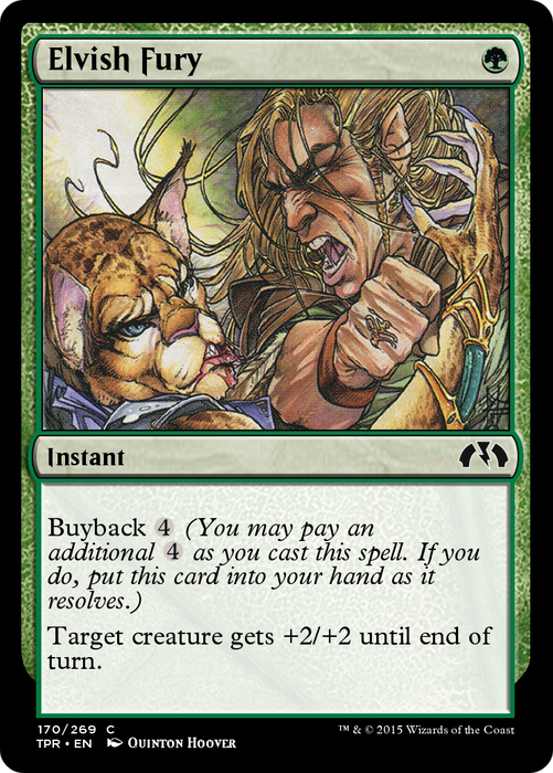 Elvish Fury (TPR-170) - common - Foil
