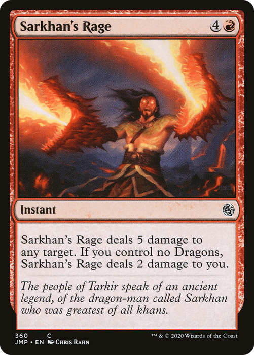 Sarkhan's Rage (JMP-360) - common