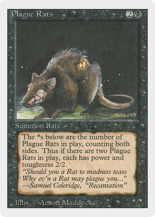 Plague Rats (3ED-123) - common