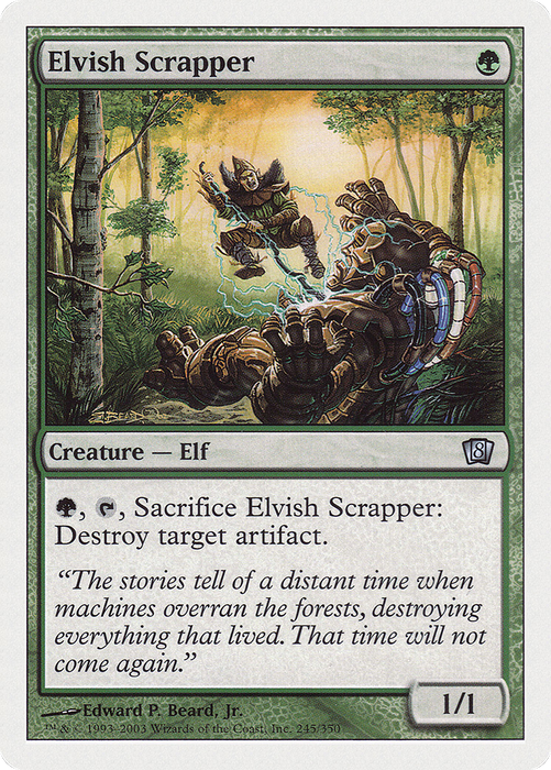 Elvish Scrapper (8ED-245) - uncommon